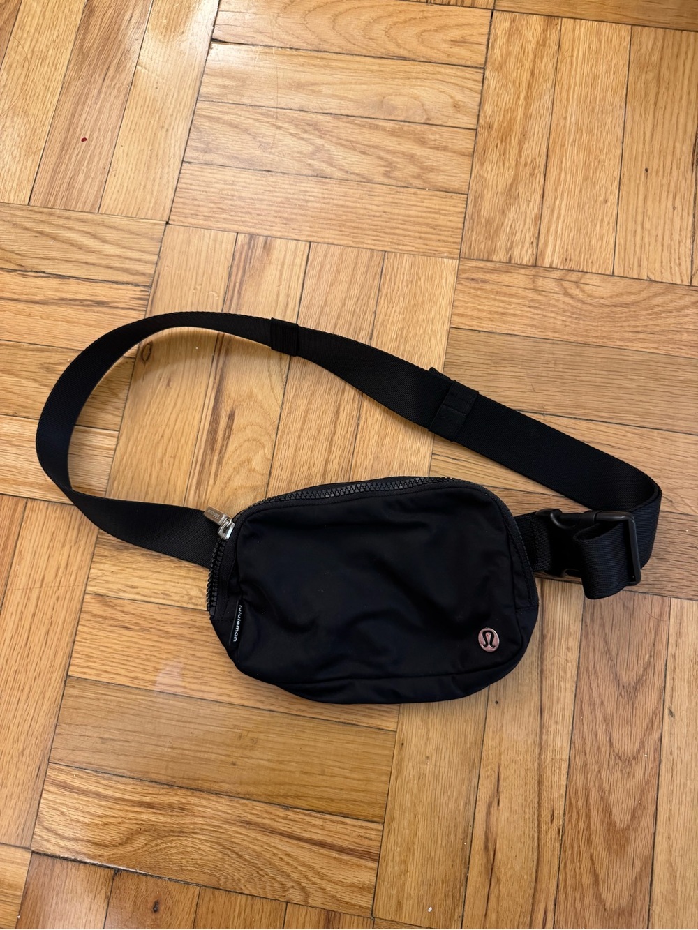 lululemon athletica Black Belt Bag with Subtle Logo